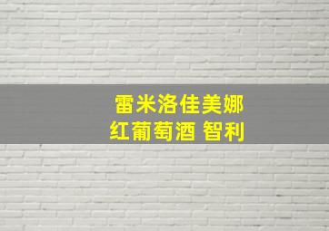 雷米洛佳美娜红葡萄酒 智利